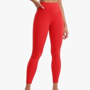 crz yoga red butterluxe leggings